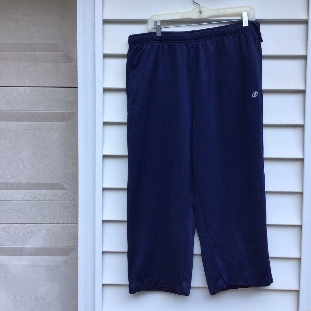 SB Tech Cool Play Athletic Sweatpants Mens Sz XL Inseam 24" Navy Quick-Drying